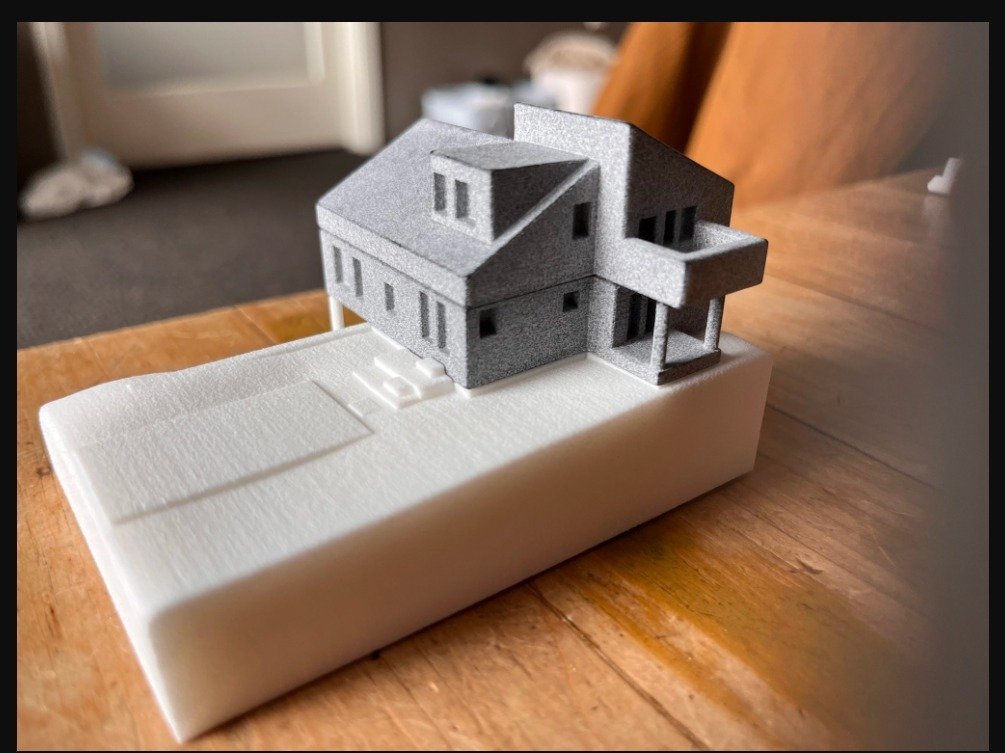 3D printed city model