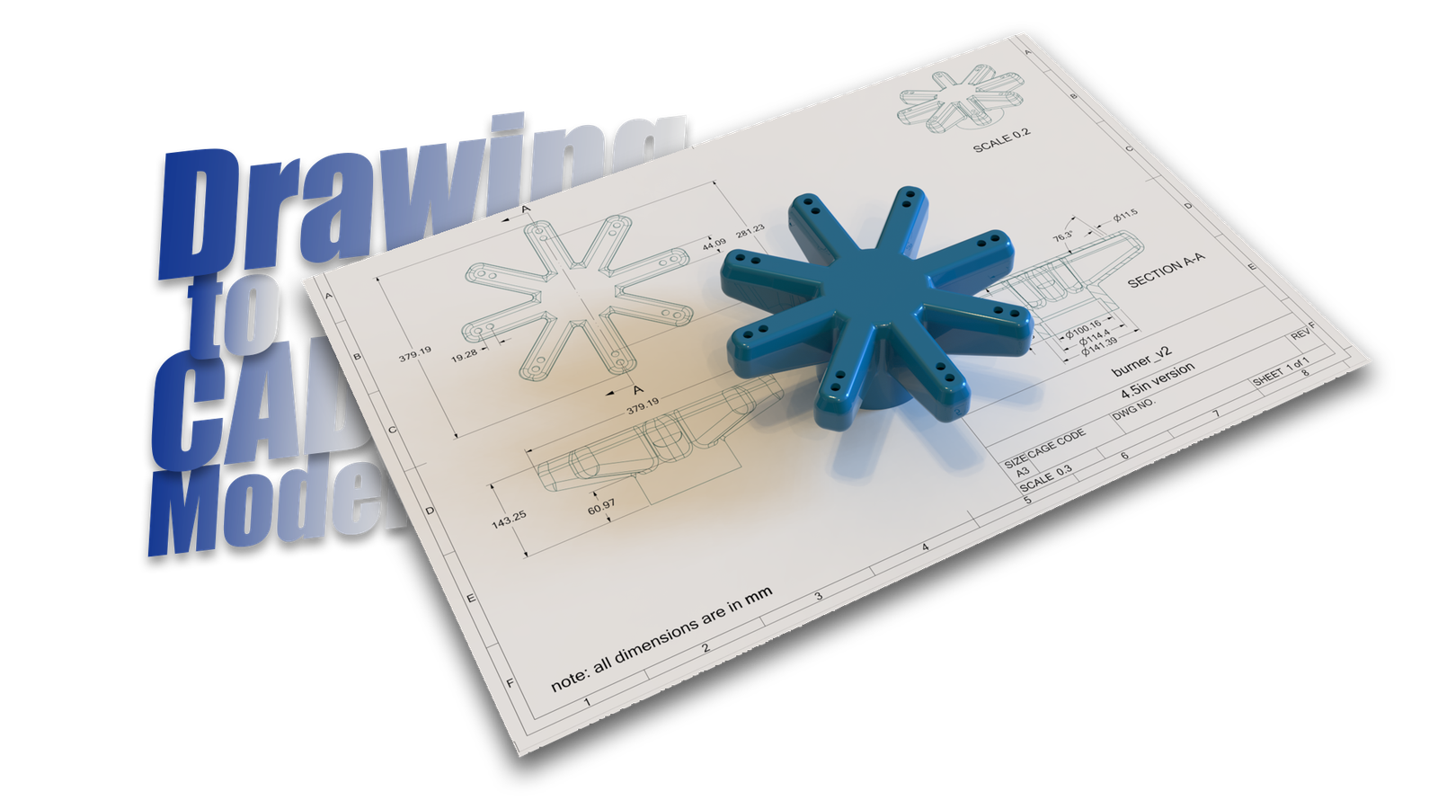 Drawing to CAD